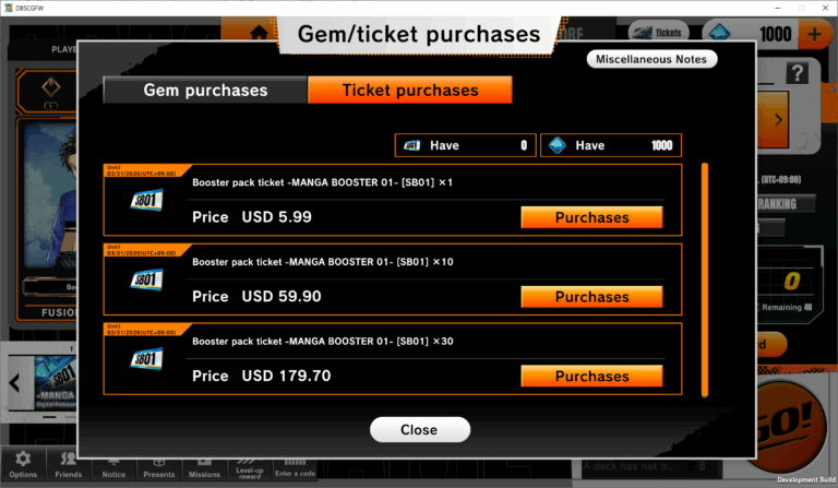 Purchasing MANGA BOOSTER 01 [SB01]